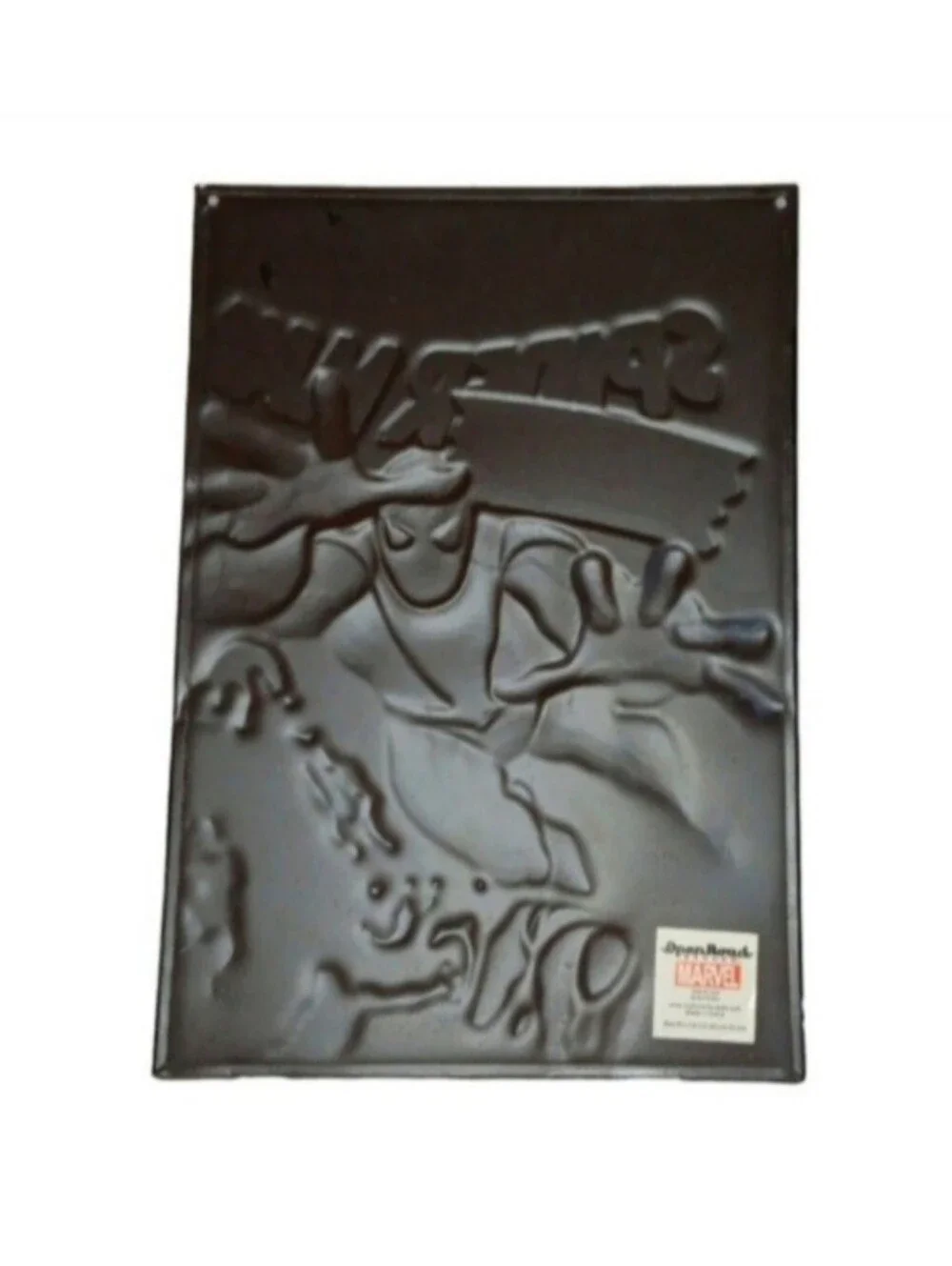 Marvel, The Amazing Spider-Man Metal Embossed Sign | EUC | Open Roads